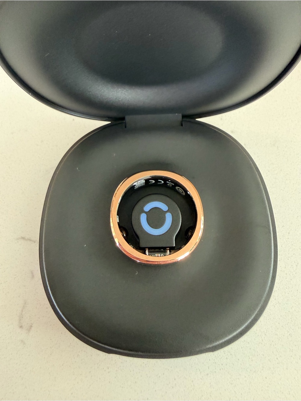 RingConn Gen 3 Smart Ring - Brushed Rose Gold - Size 9 (Like New) - Picture 3 of 4